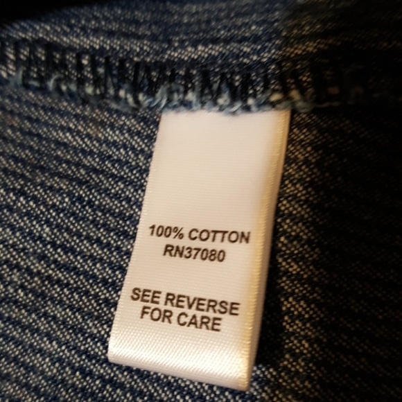 EST 1946 Pinstripe Denim/Jean Button Down. Sz M. - Picture 8 of 8